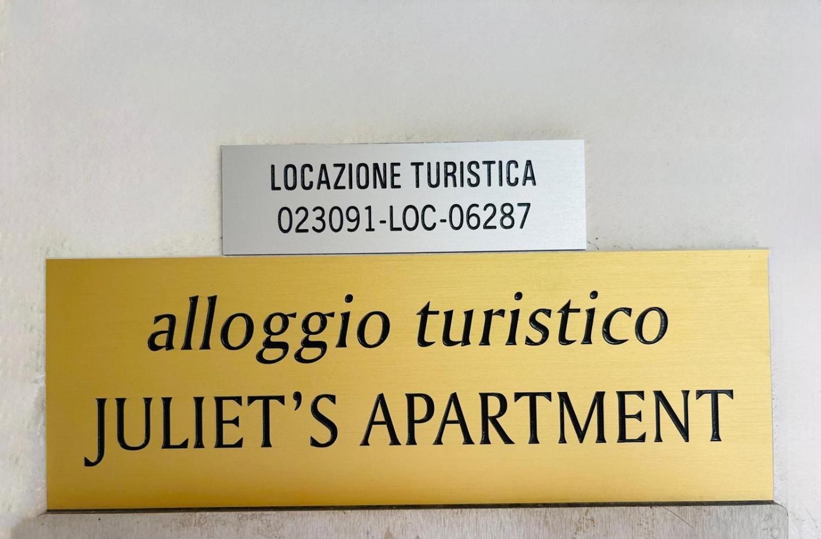Juliet'S Apartment Верона Экстерьер фото
